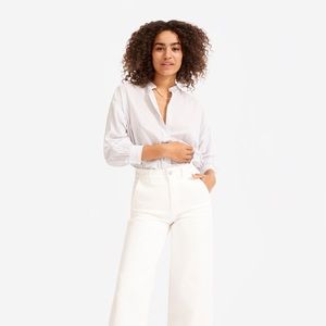 SOLD Everlane | Wide Leg Crop White Sz 0